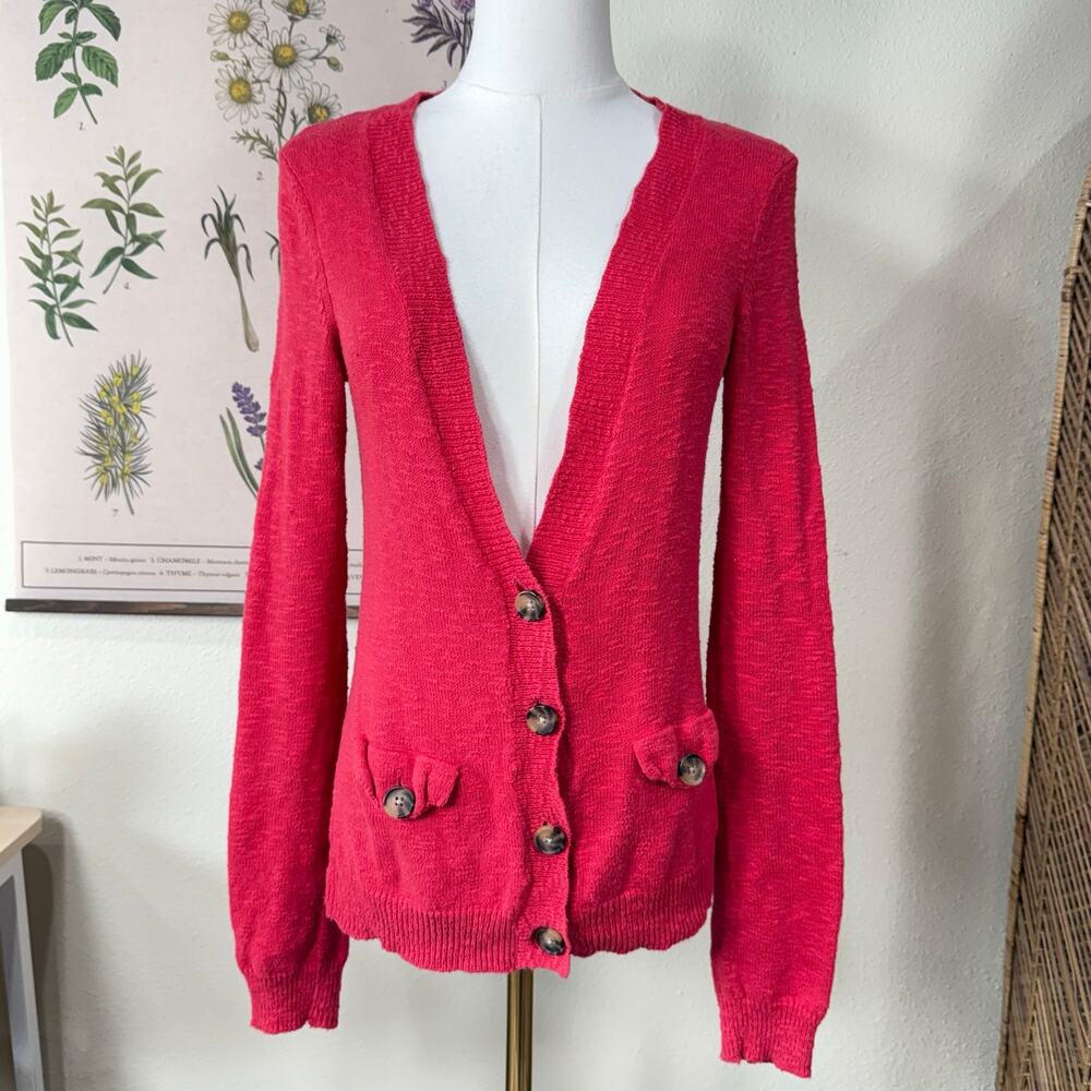 2010s American Eagle Cardigan Sweater Preppy Whimsy Twee Fairy Whimsitwee S